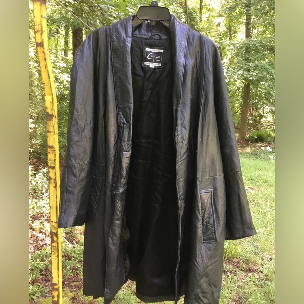 Global Identity, Matrix Knee length leather coat